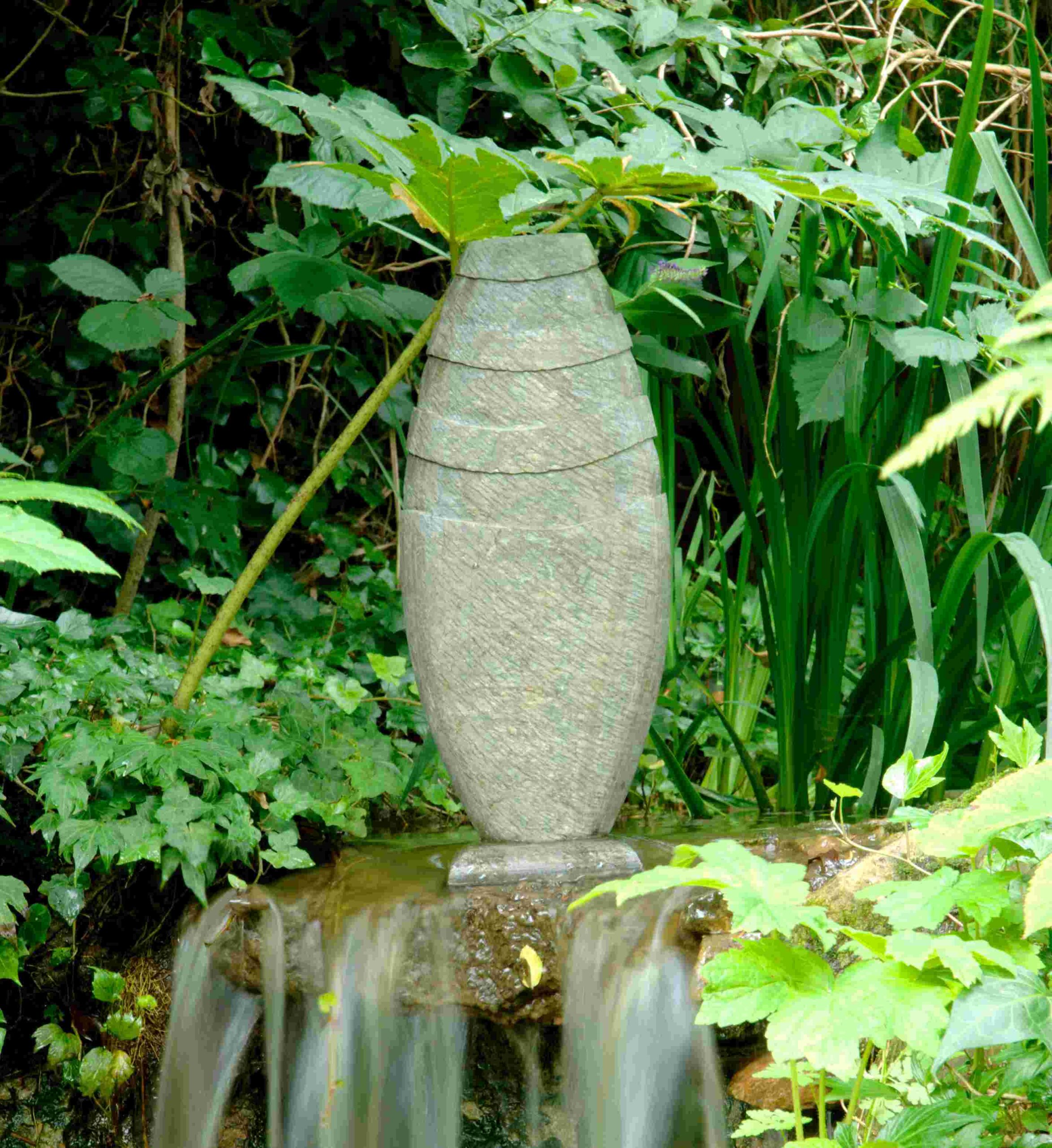 Sturgeon Natural Slate Vase / Sculpture