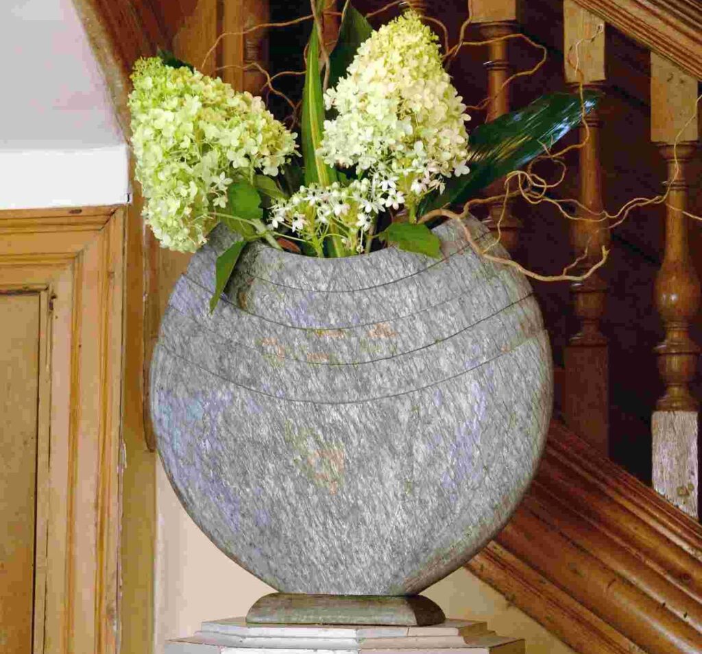 stone vase sculpture