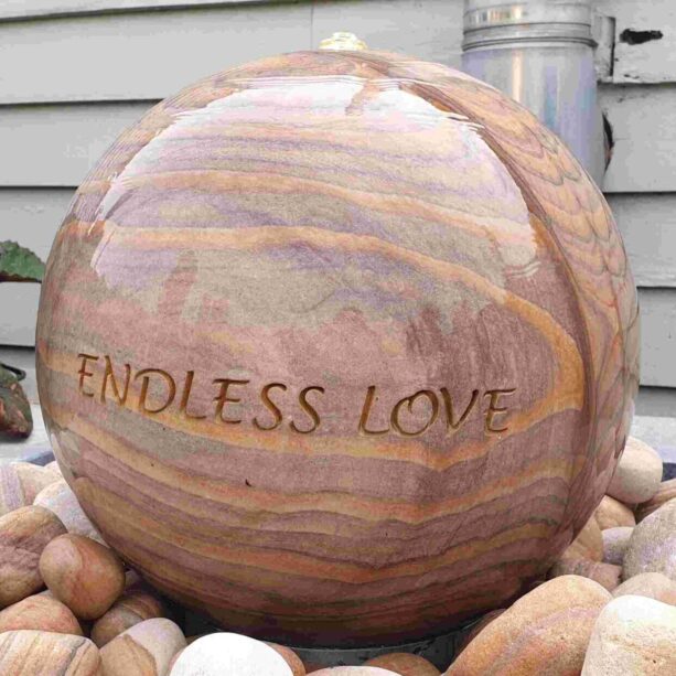 Endless Love Personalised Water Feature