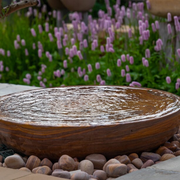 bird bath water feature