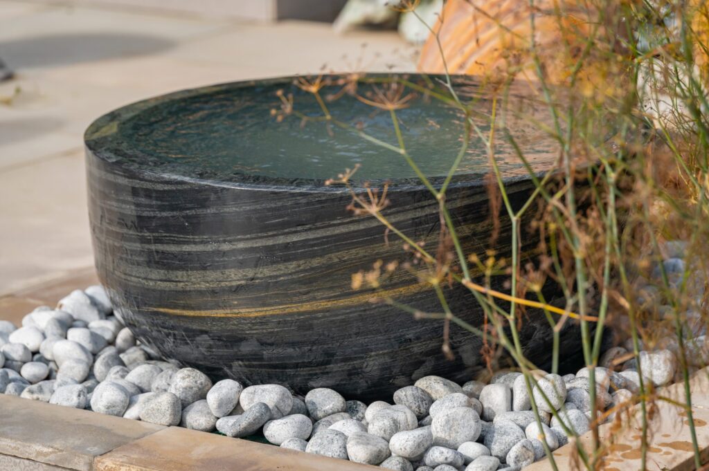 Pure Pewter water feature