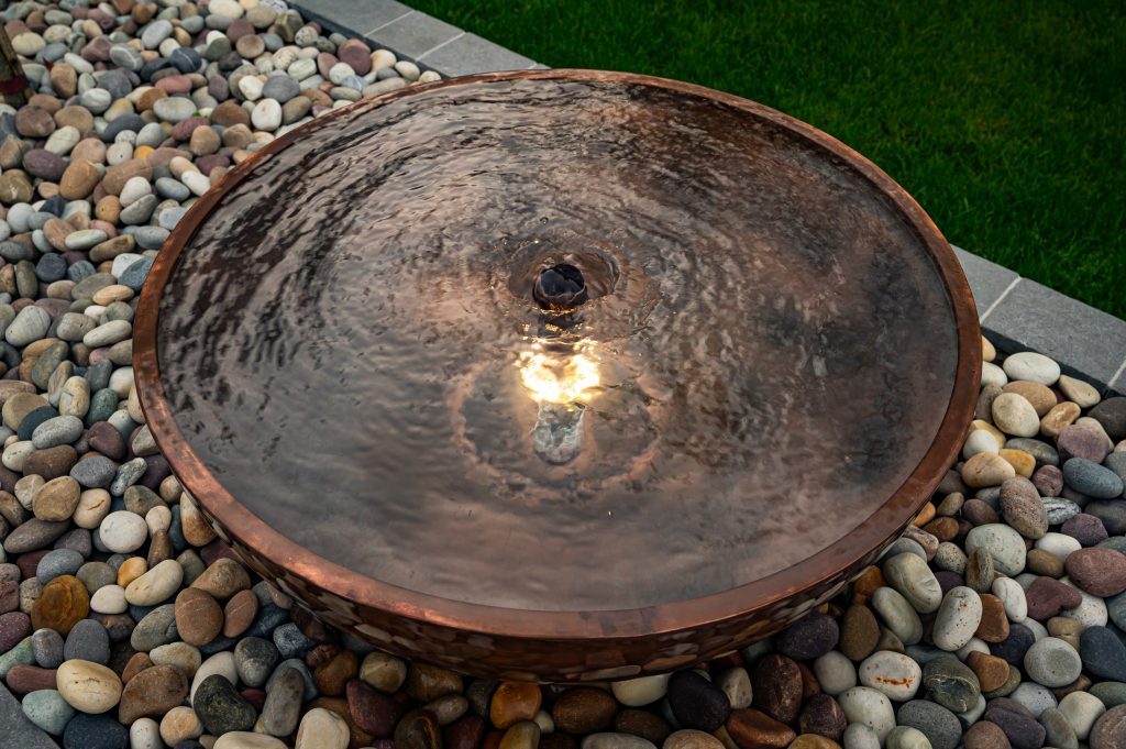 Copper Crucible Water Feature Kit