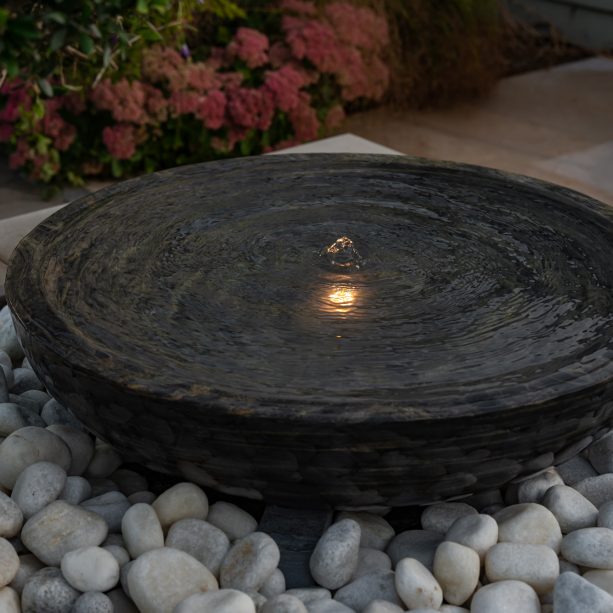 Pewter Infinity Water Feature