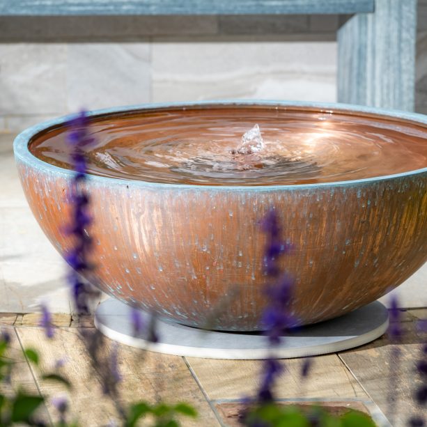 Copper Crucible Spa Self-Contained Water Feature