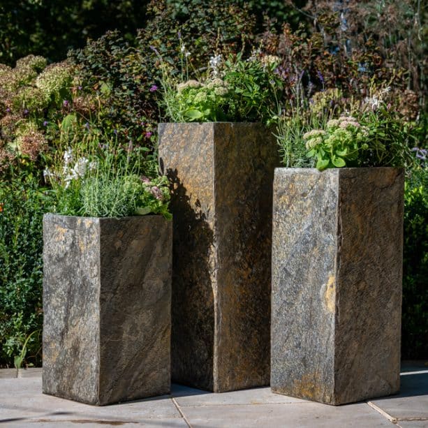 Surmi Slate Planter Trio