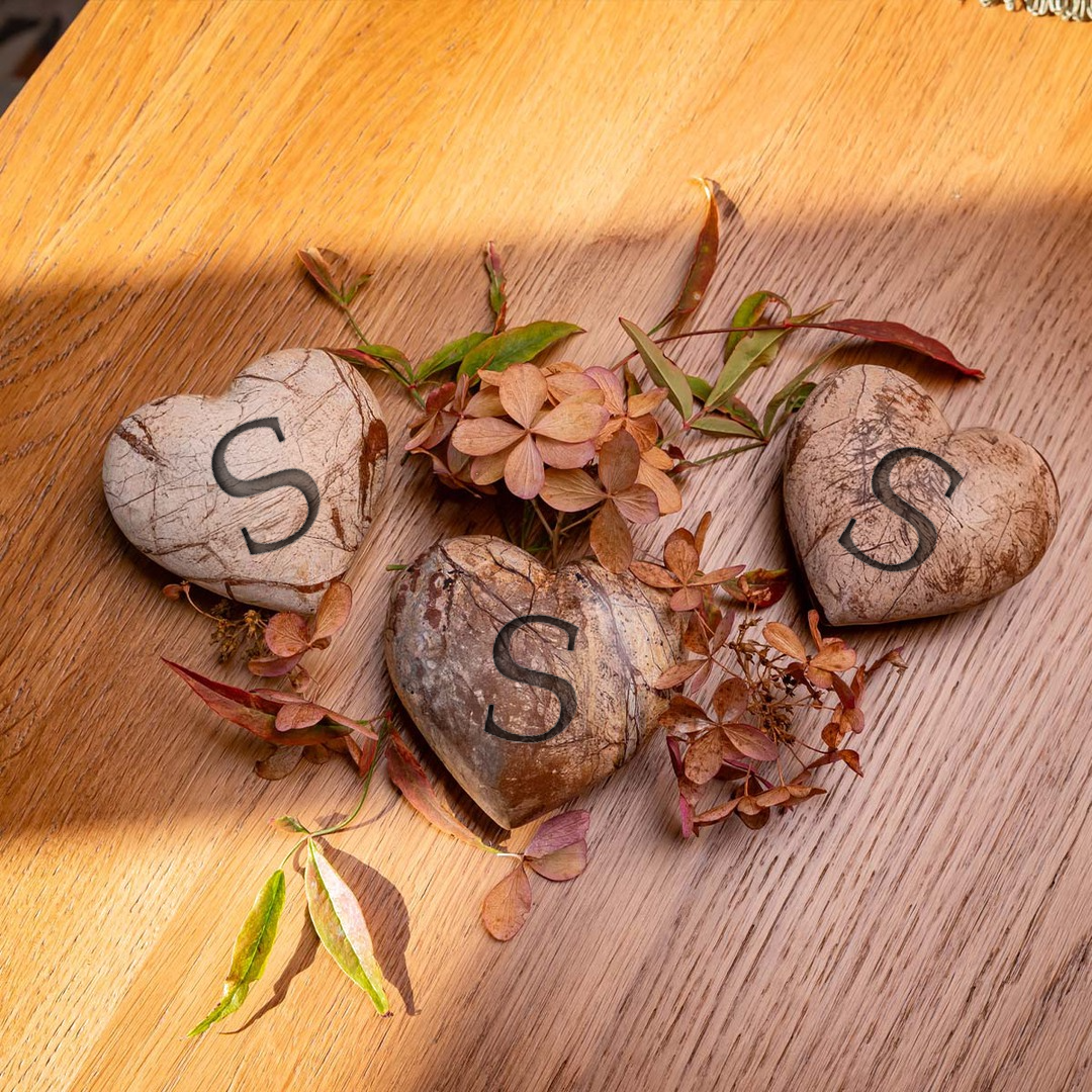 Personalised Bissadar Hearts