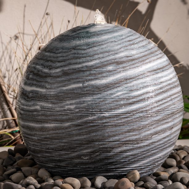 Shoreline Grey Etched Belmont Water Feature