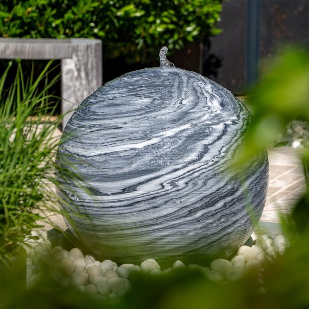 Molten Belmont Shoreline Grey Etched Water Feature Kit