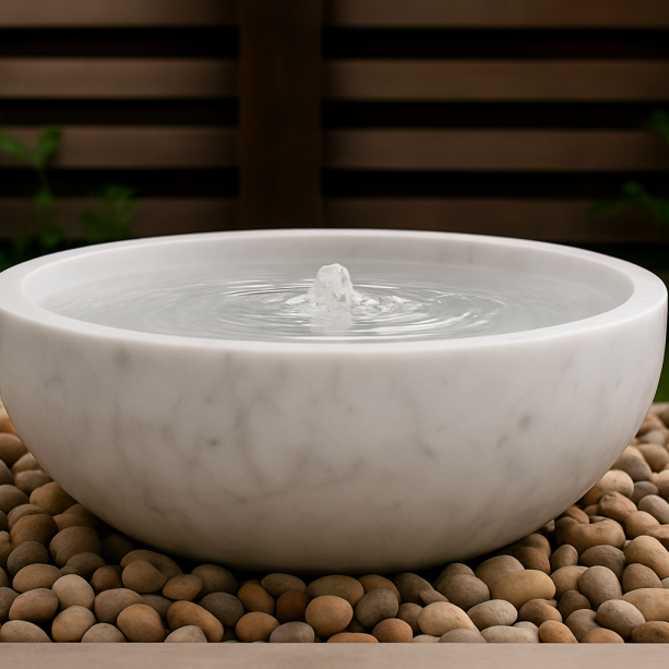 Molten Pure 75cm Obsidian White Water Feature Kit