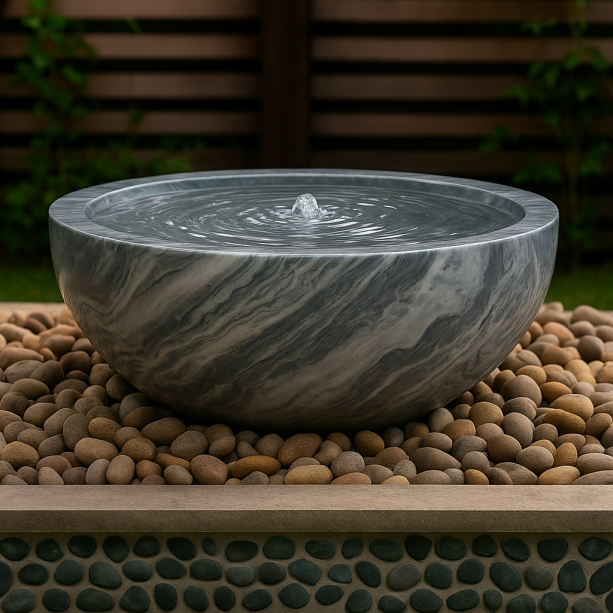 Molten Pure 75cm Shoreline Grey Water Feature Kit