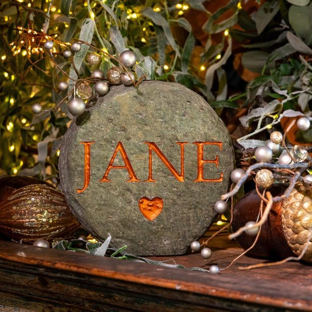 Personalised Basa Slate Vase | Name & Symbol