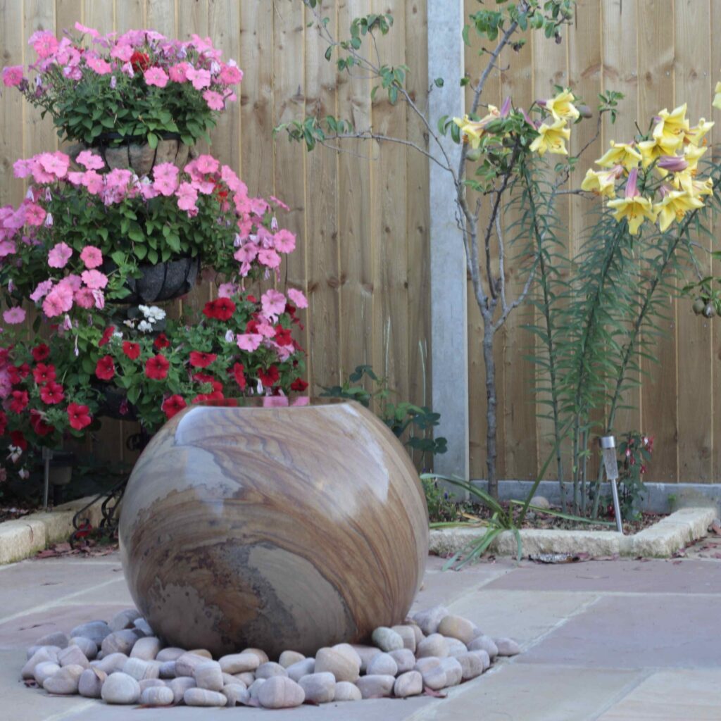 sandstone garden sculpture